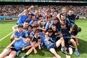 3 July 2016; Dublin players celebrate following the Electric Ireland Leinster GAA Hurling Minor Championship Final match between Dublin and Wexford at Croke Park in Dublin. Photo by Stephen McCarthy/Sportsfile
