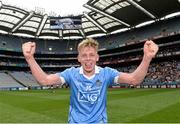 3 July 2016; Johnny McGuirk of Dublin celebrates after the Electric Ireland Leinster GAA Hurling Minor Championship Final match between Dublin and Wexford at Croke Park in Dublin. Photo by Piaras Ó Mídheach/Sportsfile