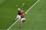 3 July 2016; John Hanbury of Galway in action against Colin Fennelly of Kilkenny during the Leinster GAA Hurling Senior Championship Final match between Galway and Kilkenny at Croke Park in Dublin. Photo by Ray McManus/Sportsfile