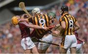 3 July 2016; Michael Fennelly of Kilkenny in action against Davey Glennon of Galway during the Leinster GAA Hurling Senior Championship Final match between Galway and Kilkenny at Croke Park in Dublin. Photo by Piaras Ó Mídheach/Sportsfile