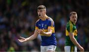 3 July 2016; Michael Quinlivan of Tipperary questions the decision of an umpire during the Munster GAA Football Senior Championship Final match between Kerry and Tipperary at Fitzgerald Stadium in Killarney, Co Kerry. Photo by Brendan Moran/Sportsfile