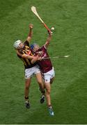 3 July 2016; Cyril Donnellan of Galway in action against Padraig Walsh of Kilkenny during the second half of the Leinster GAA Hurling Senior Championship Final match between Galway and Kilkenny at Croke Park in Dublin. Photo by Ray McManus/Sportsfile