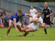 3 July 2016; Niall Sludden of Tyrone in action against Killian Clarke of Cavan during the Ulster GAA Football Senior Championship Semi-Final Replay between Tyrone and Cavan at St Tiemach's Park in Clones, Co Monaghan. Photo by Philip Fitzpatrick/Sportsfile