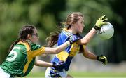 2 July 2016; Ava Fennessy of Tipperary in against Tia Nulty of Meath during the All-Ireland Ladies Football U14 'B' Championship Final at McDonagh Park in Nenagh, Co Tipperary. Photo by Ray Lohan/SPORTSFILE