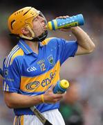 25 July 2010; Shane McGrath, Tipperary, takes a drink. GAA Hurling All-Ireland Senior Championship Quarter-Final, Tipperary v Galway, Croke Park, Dublin. Picture credit: Ray McManus / SPORTSFILE