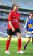 15 August 2010; A member of the Waterford young whistlers during the post-match parade. GAA INTO Mini-Sevens during half time of the GAA Hurling All-Ireland Senior Championship Semi-Final, Waterford v Tipperary, Croke Park, Dublin. Picture credit: Stephen McCarthy / SPORTSFILE