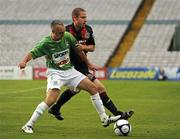 17 August 2010; Gary Dempsey, Bray Wanderers, in action against Glenn Cronin, Bohemians. Airtricity League Premier Division, Bohemians v Bray Wanderers, Dalymount Park, Dublin. Picture credit: Barry Cregg / SPORTSFILE