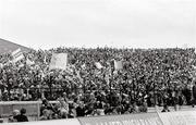 August 1974; A general view of Dublin supporters on Hill 16. All Ireland Senior Football Semi Final, Dublin v Cork, Croke Park, Dublin. Picture credit: Connolly Collection / SPORTSFILE