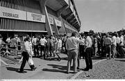 28 August 1983; A general view of supporters making their way through the turnstiles ahead of the game. All-Ireland Senior Football Championship Semi-Final Replay, Dublin v Cork, Páirc Uí Chaoimh, Cork. Picture credit: Ray McManus / SPORTSFILE