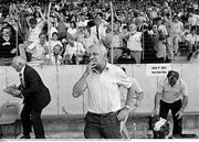 28 August 1983; Dublin manager Kevin Heffernan at the final whistle. All-Ireland Senior Football Championship Semi-Final Replay, Dublin v Cork, Páirc Uí Chaoimh, Cork. Picture credit: Ray McManus / SPORTSFILE
