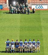 15 August 2010; The Tipperary team stand for the official team photograph before the game. GAA Hurling All-Ireland Senior Championship Semi-Final, Waterford v Tipperary, Croke Park, Dublin. Picture credit: Brendan Moran / SPORTSFILE