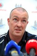 19 August 2010; Dublin manager Pat Gilroy during a press conference ahead of their GAA Football All-Ireland Senior Championship Semi-Final match against Cork on Sunday. Dublin football press conference, DCU, St Clare's, Ballymun, Dublin. Picture credit: Brian Lawless / SPORTSFILE