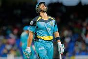 3 July 2016; Shane Watson is dejected as he leaves the playing field  during Match 6 of the Hero Caribbean Premier League between St Kitts & Nevis Patriots and St Lucia Zouks at Warner Park in Basseterre, St Kitts. Photo by Ashley Allen/Sportsfile