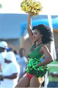 3 July 2016; Patriots cheerleader during Match 6 of the Hero Caribbean Premier League between St Kitts & Nevis Patriots and St Lucia Zouks at Warner Park in Basseterre, St Kitts. Photo by Ashley Allen/Sportsfile