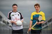 4 July 2016; Donegal footballer Martin McElhinney, left, and Clare hurler David McInerney, at the Etihad Airways GAA World Games 2016 O’Néills House of Sport Playing Gear launch. Croke Park, Dublin. Photo by Sportsfile