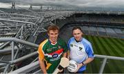 4 July 2016; Clare hurler David McInerney, left, and Donegal footballer Martin McElhinney at the Etihad Airways GAA World Games 2016 O’Néills House of Sport Playing Gear launch. Croke Park, Dublin. Photo by Sportsfile