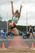 2 July 2016; Aoife Walsh of Craughwell A.C. competing in the Junior Women's Long Jump during the GloHealth National Junior and U23 Track & Field Championships at Tullamore Harriers Stadium in Tullamore, Offaly. Photo by Sam Barnes/Sportsfile