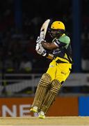4 July 2016; Kumar Sangakkara of Jamaica Tallawahs hits a 4 during Match 7 of the Hero Caribbean Premier League between Trinbago Knight Riders and Jamaica Tallawahs at Queen's Park Oval, in Port of Spain, Trinidad. Photo by Randy Brooks/Sportsfile