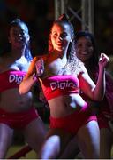4 July 2016; Digicel cheerleaders during Match 7 of the Hero Caribbean Premier League between Trinbago Knight Riders and Jamaica Tallawahs at Queen's Park Oval, in Port of Spain, Trinidad. Photo by Randy Brooks/Sportsfile
