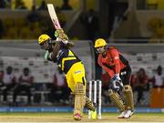 4 July 2016; Andre Russell of Jamaica Tallawahs hits a 4 during Match 7 of the Hero Caribbean Premier League between Trinbago Knight Riders and Jamaica Tallawahs at Queen's Park Oval, in Port of Spain, Trinidad. Photo by Randy Brooks/Sportsfile