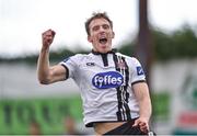 5 July 2016; David McMillan of Dundalk celebrates after scoring his side's first goal during the SSE Airtricity League Premier Division match between Dundalk and Longford Town at Oriel Park in Dundalk, Co Louth. Photo by Sportsfile