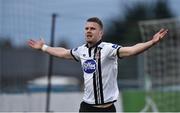 5 July 2016; Ciarán Kilduff of Dundalk celebrates after scoring his side's fourth goal during the SSE Airtricity League Premier Division match between Dundalk and Longford Town at Oriel Park in Dundalk, Co Louth. Photo by Sportsfile