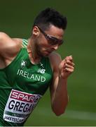 6 July 2016; Brian Gregan of Ireland in action during the Men's 400m qualification round on day one of the 23rd European Athletics Championships at the Olympic Stadium in Amsterdam, Netherlands. Photo by Brendan Moran/Sportsfile