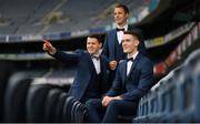 6 July 2016; The GAA/GPA today announced details of their continuing partnership with Ireland’s largest independent men’s clothing retailer, Best Menswear, at Croke Park. The partnership being renewed brings the association up to the end of 2017.  Pictured at the announcement are, from left, Kilkenny hurler TJ Reid, Cork footballer Colm O'Neill and Dublin footballer Brian Fenton at Croke Park, Dublin. Photo by Stephen McCarthy/Sportsfile