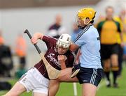 21 August 2010; Niall Quinn, Galway, in action against Darren Kelly, Dublin. Bord Gais Energy GAA Hurling Under 21 All-Ireland Championship Semi-Final, Galway v Dublin, O'Connor Park, Tullamore, Co. Offaly. Picture credit: Ray McManus / SPORTSFILE