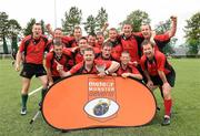 21 August 2010; Killarney celebrate after victory over Presentation, Limerick, in the mens Junior Bowl. 2010 Meteor Munster Rugby Sevens, Garryowen Rugby Club, Dooradoyle, Limerick. Picture credit: Diarmuid Greene / SPORTSFILE