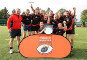 21 August 2010; The Galbally team celebrate after victory over Mallow in the Mens Juinor Plate. 2010 Meteor Munster Rugby Sevens, Garryowen Rugby Club, Dooradoyle, Limerick. Picture credit: Diarmuid Greene / SPORTSFILE