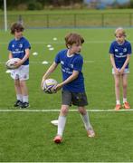 6 July 2016; Colm Carter, aged 8, from Donnybrook in action during the Bank of Ireland Leinster Rugby Camp at Donnybrook Stadium, Donnybrook, Dublin. Photo by Piaras Ó Mídheach/Sportsfile