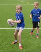 6 July 2016; Sophie O'Connor, aged 8, from Donnybrook in action during the Bank of Ireland Leinster Rugby Camp at Donnybrook Stadium, Donnybrook, Dublin. Photo by Piaras Ó Mídheach/Sportsfile