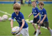 6 July 2016; Johnny Ellis, age 8, from Donnybrook, in action during the Bank of Ireland Leinster Rugby Camp at Donnybrook Stadium, Donnybrook, Dublin. Photo by Piaras Ó Mídheach/Sportsfile