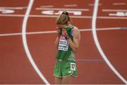 6 July 2016; Fionnuala McCormack of Ireland after finishing fourth in the Women's 10000m final on day one of the 23rd European Athletics Championships at the Olympic Stadium in Amsterdam, Netherlands. Photo by Brendan Moran/Sportsfile