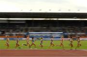 6 July 2016; A general view of the Women's 10000m final on day one of the 23rd European Athletics Championships at the Olympic Stadium in Amsterdam, Netherlands. Photo by Brendan Moran/Sportsfile