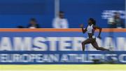 6 July 2016; Dina Asher Smith of Great Britain in action during the Women's 200m qualification round on day one of the 23rd European Athletics Championships at the Olympic Stadium in Amsterdam, Netherlands. Photo by Brendan Moran/Sportsfile