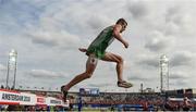 6 July 2016; Tomas Cotter of Ireland in action during the Men's 3000m Steeplechase round 1 on day one of the 23rd European Athletics Championships at the Olympic Stadium in Amsterdam, Netherlands. Photo by Brendan Moran/Sportsfile