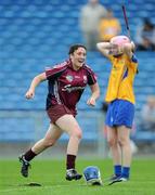 22 August 2010; Ailish O'Reilly, Galway, celebrates after the final whistle. All-Ireland Minor A Camogie Championship Final, Galway v Clare, Semple Stadium, Thurles, Co. Tipperary. Picture credit: Matt Browne / SPORTSFILE