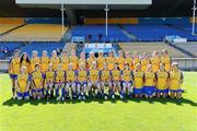 22 August 2010; The Clare squad. All-Ireland Minor A Camogie Championship Final, Galway v Clare, Semple Stadium, Thurles, Co. Tipperary. Picture credit: Matt Browne / SPORTSFILE