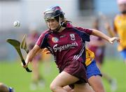 22 August 2010; Aoife Donohue, Galway, in action against Niamh O'Dea, Clare. All-Ireland Minor A Camogie Championship Final, Galway v Clare, Semple Stadium, Thurles, Co. Tipperary. Picture credit: Matt Browne / SPORTSFILE