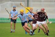 21 August 2010; Darren Kelly, Dublin, in action against James Regan,10, and Garry Burke, Galway. Bord Gais Energy GAA Hurling Under 21 All-Ireland Championship Semi-Final, Galway v Dublin, O'Connor Park, Tullamore, Co. Offaly. Picture credit: Ray McManus / SPORTSFILE