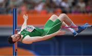 9 July 2016; Barry Pender of Ireland in action during the Men's High Jump qualifying round on day four of the 23rd European Athletics Championships at the Olympic Stadium in Amsterdam, Netherlands. Photo by Brendan Moran/Sportsfile