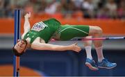 9 July 2016; Barry Pender of Ireland in action during the Men's High Jump qualifying round on day four of the 23rd European Athletics Championships at the Olympic Stadium in Amsterdam, Netherlands. Photo by Brendan Moran/Sportsfile
