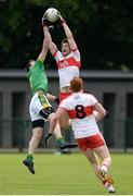 9 July 2016; James Kielt of Derry in action against Donnacha Tobin of Meath during the GAA Football All-Ireland Senior Championship - Round 2A match between Derry and Meath at Derry GAA Centre of Excellence in Owenbeg, Derry. Photo by Oliver McVeigh/Sportsfile