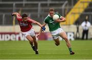 9 July 2016; Darragh Tracey of Limerick in action against Mark Collins of Cork during the GAA Football All Ireland Senior Championship Round 2A match between Limerick and Cork at Semple Stadium in Thurles, Tipperary. Photo by Eóin Noonan/Sportsfile