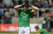9 July 2016; A disappointed Donnacha Tobin of Meath after the final whistle in the GAA Football All-Ireland Senior Championship - Round 2A match between Derry and Meath at Derry GAA Centre of Excellence in Owenbeg, Derry. Photo by Oliver McVeigh/Sportsfile