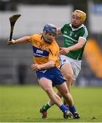 9 July 2016; Podge Collins of Clare in action against Paul Browne of Limerick during the GAA Hurling All-Ireland Senior Championship Round 2 match between Clare and Limerick at Semple Stadium in Thurles, Tipperary. Photo by Stephen McCarthy/Sportsfile