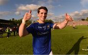 9 July 2016; Liam Connerton of Longford celebrates after the GAA Football All-Ireland Senior Championship - Round 2B match between Monaghan and Longford at St Tiernach's Park in Clones, Monaghan. Photo by Sportsfile