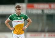 9 July 2016; Cian Donohue of Offaly dejected after the GAA Football All-Ireland Senior Championship - Round 2B match between Kildare and Offaly at St Conleth's Park in Newbridge, Kildare.  Photo by Piaras Ó Mídheach/Sportsfile